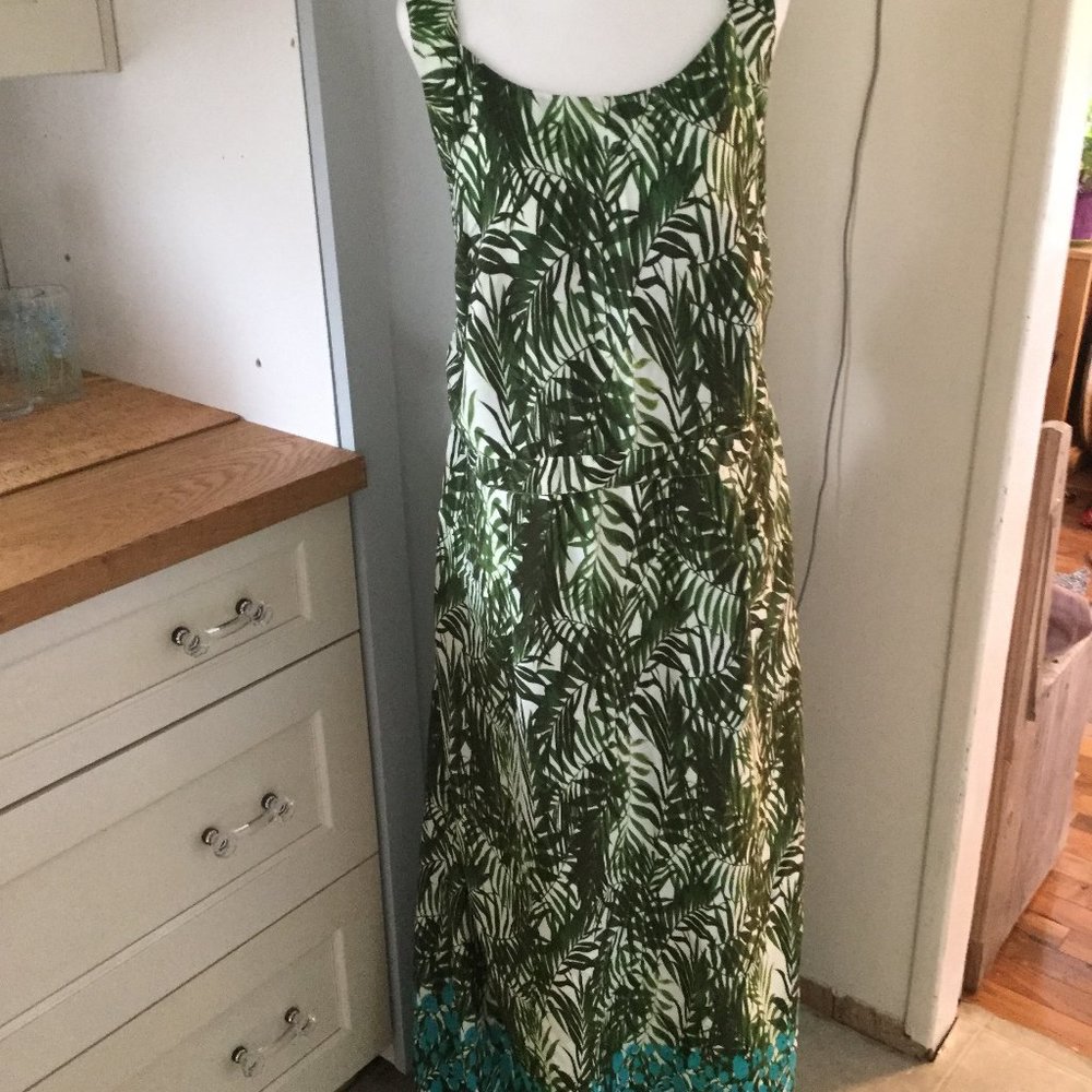 Revolutions Size 16 Tropical print dress beautiful summer dress 18 from pit to